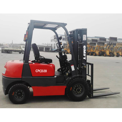 2250mm Min. Turning Radius 1.5ton Diesel Forklift Truck with Mitsubishi S4s Isuzu Engine