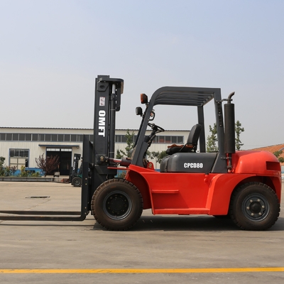 8ton Diesel Forklift Truck with Duplex Triplex Mast and Clamp Min. Turning Radius 3370mm