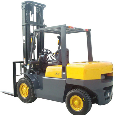 5ton Diesel Forklift Truck with Chinese or Japanese Engine and Steel-Rubber Fork