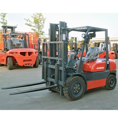 3.5ton Diesel Forklift with Triplex Container Mast and Side Shift Three Stage Mast