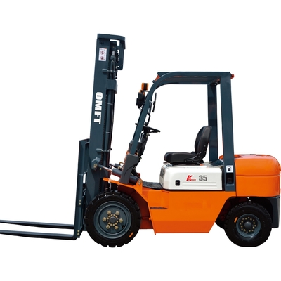 3.5t Diesel Forklift with Triplex Container Mast and Side Shift Lift height 3000-7000mm