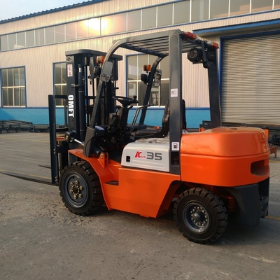 3.5t Diesel Forklift with Triplex Container Mast and Side Shift Lift height 3000-7000mm