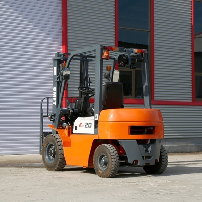 2t Diesel Forklift Truck with 4m 4000mm Two Stage Full Free Mast and 2280mm Min. Turning Radius