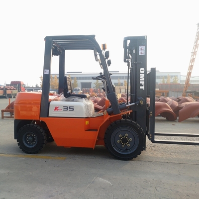 3.5 Ton Diesel Forklift Truck with 1070mm Fork and Lift Height 3m-7m Smooth Operation