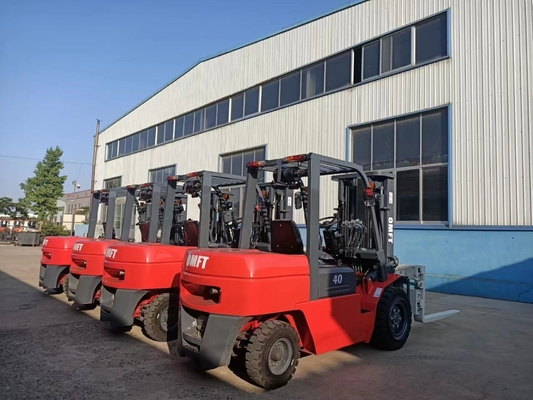 4 Ton Cpcd40 Truck with Closed Overhead Frame Windshield Wiper Diesel Manual Forklift