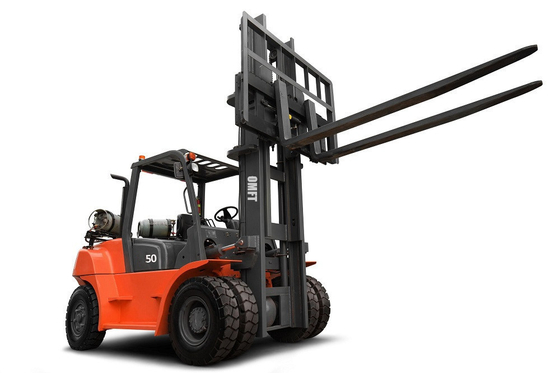 2960mm Min. Width of Right Angle Stacking LPG Forklift with GM4.3 Engine and Cabin