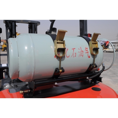 2t/2.5t/3t/3.5t/4t/5t Petrol Gas LPG Gasoline Cushion Tire Forklift for Material Handling