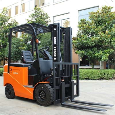Tyre Pneumatic or Solid 2ton 2000kg CPD20 Electric Forklift with 3.5m 3500mm Duplex Mast