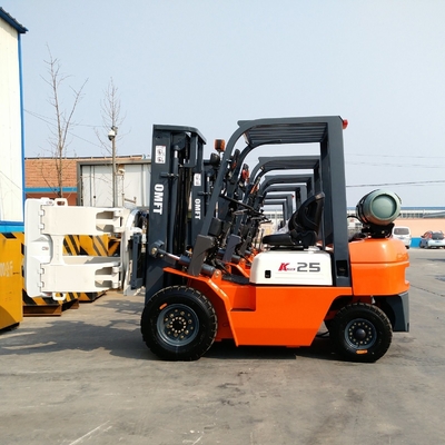 2.5t/2t/3t/3.5t/4t/5t K Technic Petrol Gas LPG Gasoline Cushion Tire Forklift Design