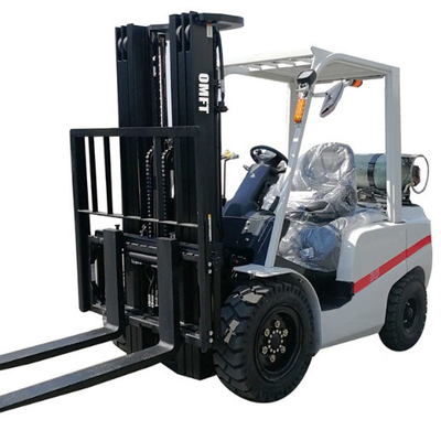Steel Rubber Handling CPQY35 Forklift with 3.5t Capacity and LPG Gas Dual Fuel System