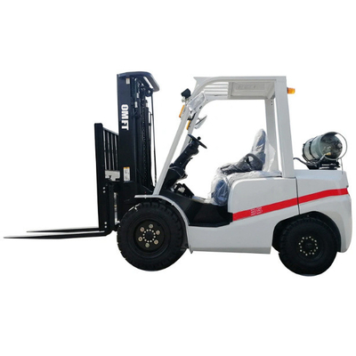 Steel Rubber Handling CPQY35 Forklift with 3.5t Capacity and LPG Gas Dual Fuel System