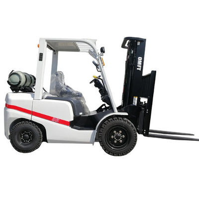 Steel Rubber Handling CPQY35 Forklift with 3.5t Capacity and LPG Gas Dual Fuel System
