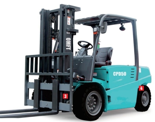 5t 6t Electric Forklift with 3000mm Lifting Height and Curtis Zapi Sme Control