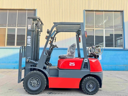 Gasoline LPG Dual Fuel Forklift 3500kgs Load Capacity 3m-6m Mast with Nissan Engine
