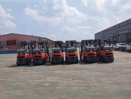 Gasoline and LPG Dual Fuel Forklift 3.5t 3500kgs 3m 3.5m 4m 4.5m 5m 5.5m 6m Mast Tcm/Linde/Yale/Toyota/Crown/Hyster/Ep/Heli/Hangcha
