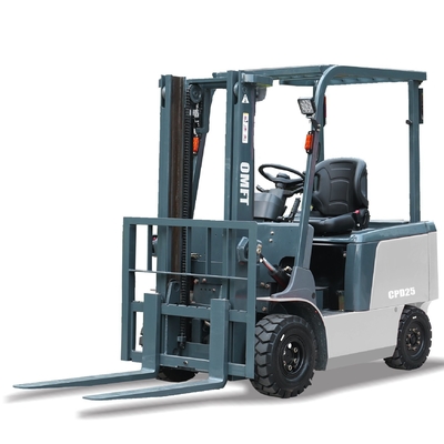 2.5ton Battery Forklift with 5.5m Mast Triplex and Min. Width of Right Angle Stacking