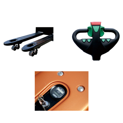 1595mm Minimum Outside Turning Radius 1.5 Ton Electric Pallet Truck with Curtis Controller