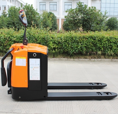 Stand-on Type Full Electric Powered Pallet Truck with Lithium Battery 2t 2ton 2000kg