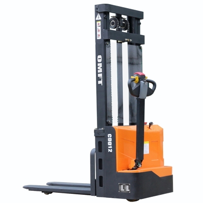 1.2t Self Load Unload Electric Pallet Stacker with Minimum Turning Radius of 1435mm