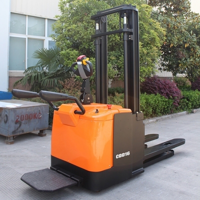 Container Electric Stacker 1.6t Load Unload Material Handling Equipment with EPS