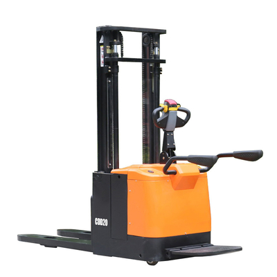 2.0 Ton Stand Type Self-Loading Self-Unloading Electric Stacker with 560X1220mm Fork