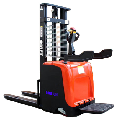 Material Handling with Electric Stacker in Container 1.5t Load Capacity and EPS Included