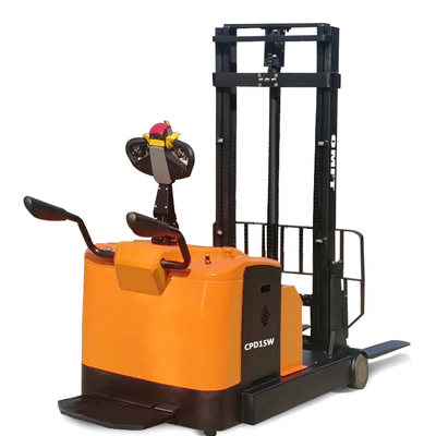CPD15W 1.5 T Four-Wheels Counterbalanced Pallet Stacker for Smooth Material Handling