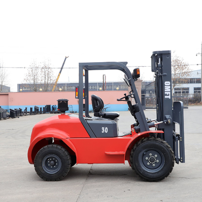 2t 2.5t 3t 3.5t 4t 5t Rough Terrain Forklift with 1220mm Fork and Pneumatic Tyres