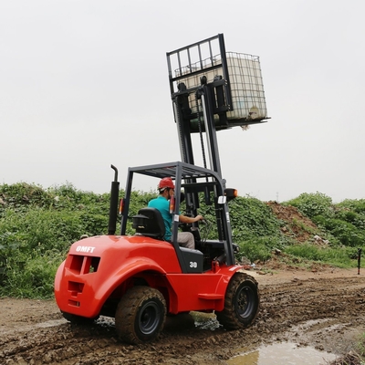 2t 2.5t 3t 3.5t 4t 5t Rough Terrain Forklift with 1220mm Fork and Pneumatic Tyres