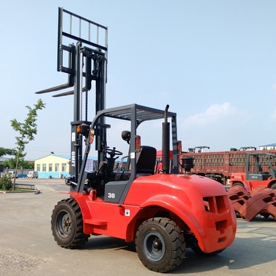 2t 2.5t 3t 3.5t 4t 5t Rough Terrain Forklift with 1220mm Fork and Pneumatic Tyres