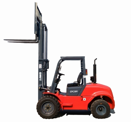 Performance 3.0 Ton Rough Terrain Forklift with Ce ISO SGS Standard and Diesel Engine