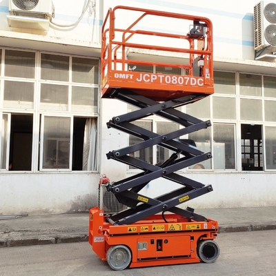 JCPT Electric Power Self Propelled Hydraulic Automatic Scissor Lifting Platform on Tracks 4m 6m 8m 10m 12m 14m