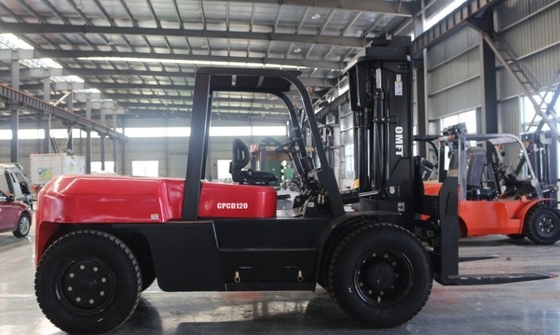 Lift height 3000-7000mm 16t Heavy Diesel Forklift Fd160 with Cabin and Fork Positioner