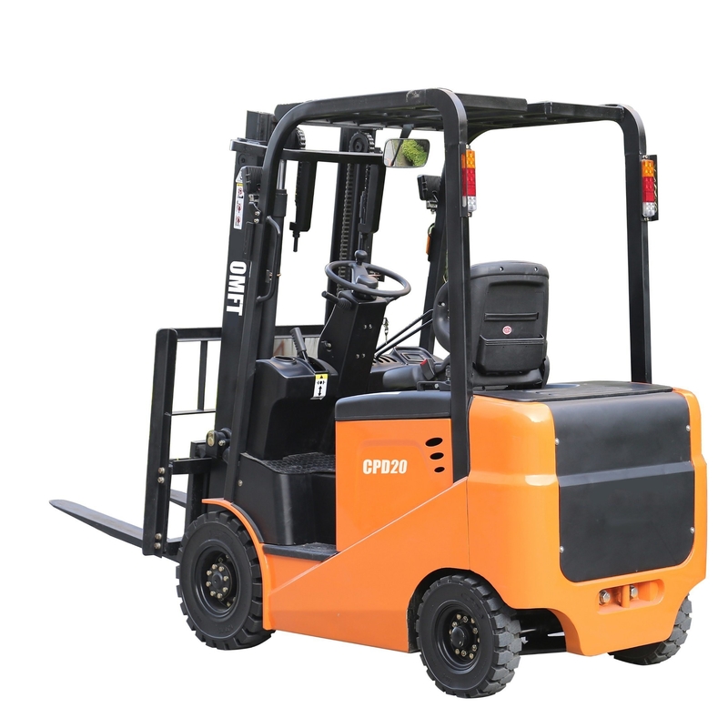 1070mm Fork Omft Electric Forklift Truck 2.0 T with AC System and Curtis Zapi Sme Control