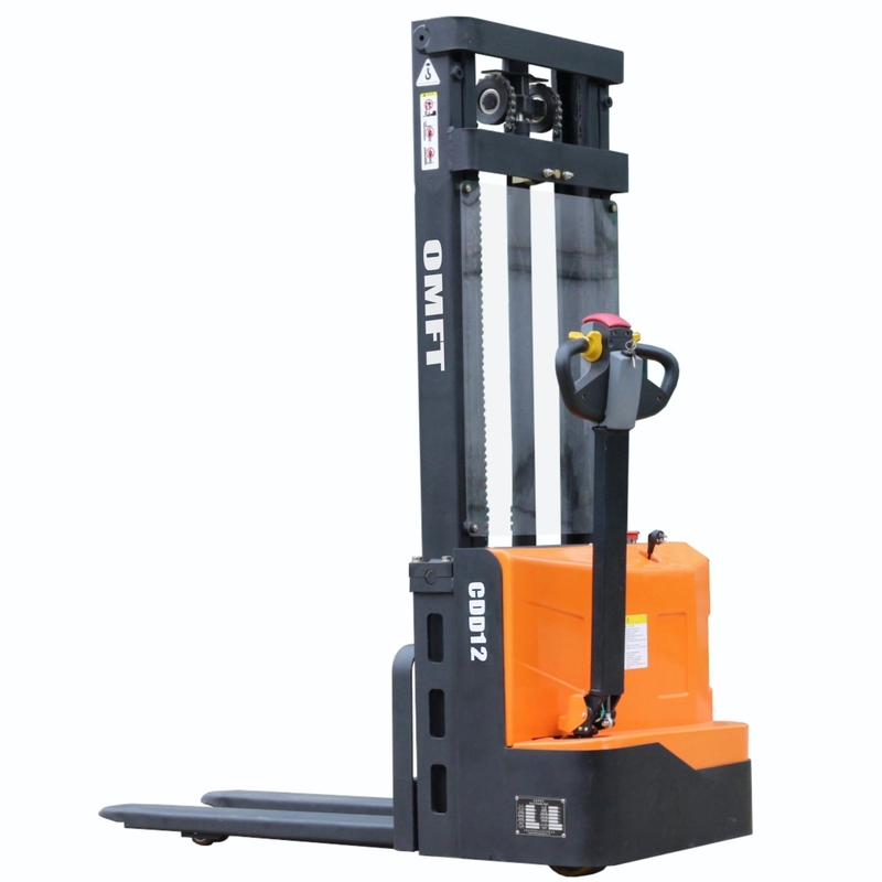 OEM and Spare Parts 1.2t Battery Pallet Truck Electric Pallet Stacker with Ce ISO