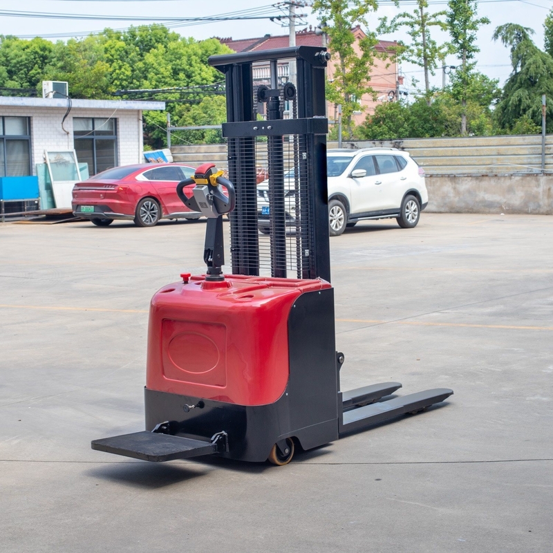 1.6ton 2ton Electric Stacker with Battery and Charger 1.6m 2m 2.5m 3m 3.5m 4m 4.5m 5m 5.5m Mast Fork 560X1220mm